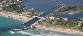 Aerial Image of South Lake Worth (Boynton) Inlet