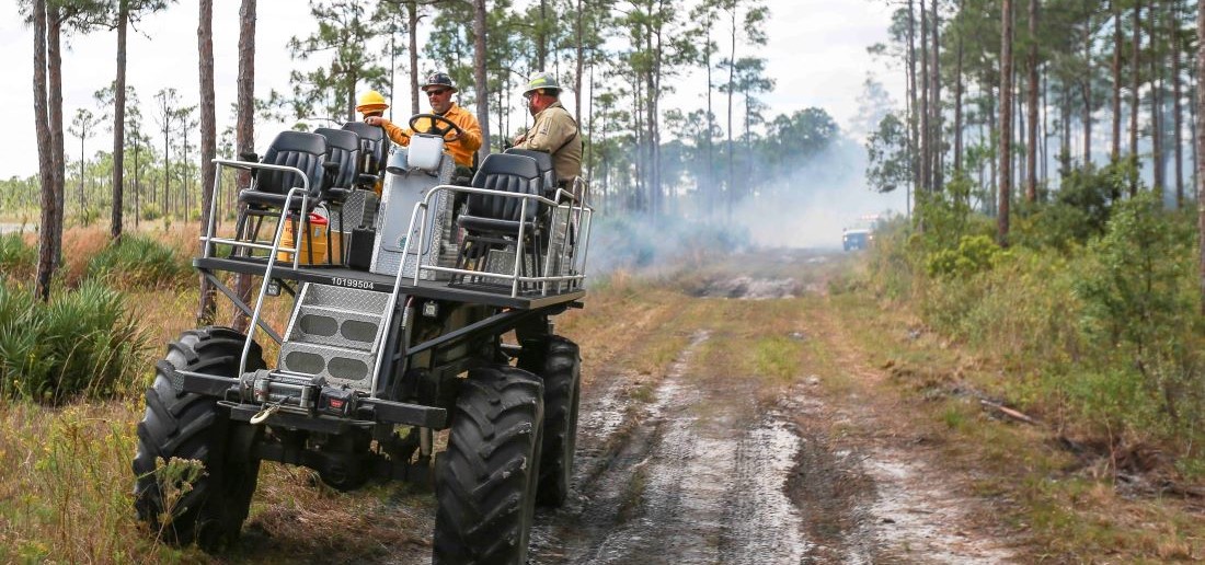 Burn Crew Conducting Fire Suppression