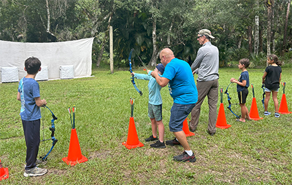 volunteer in archery