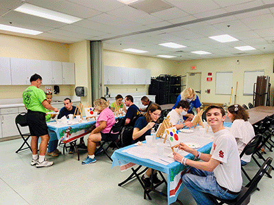 slideshow featuring people at west jupiter recreation center participating in various activities