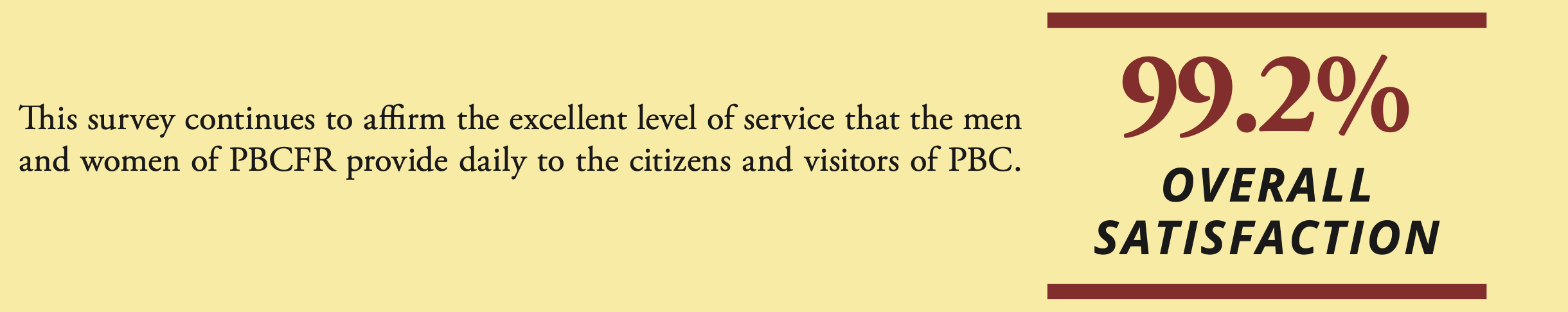 Image of PBCFR citizen satisfaction rating