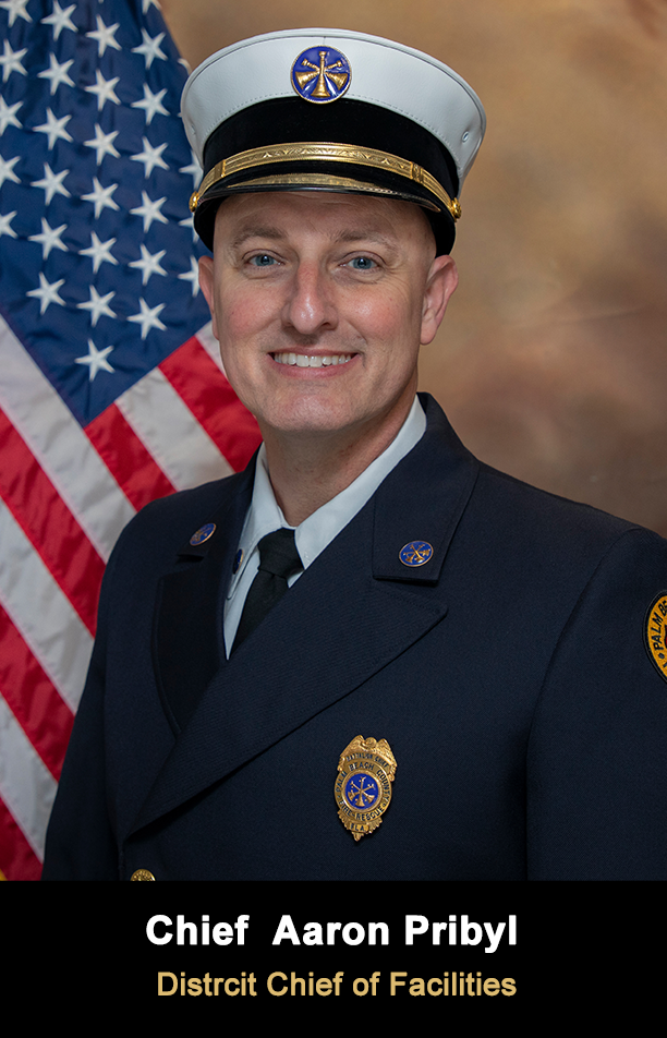 Portrait of Chief Aaron Pribyl - District Chief of Facilities